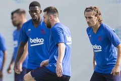 Tin bóng đá 30/9: Barca đón tin vui từ Messi và Dembele