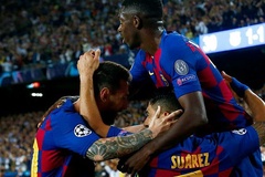 Messi và Pique bàn chiến thuật giúp Barca ngược dòng thắng Inter