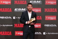 Messi nhận Chiếc giày vàng thứ 6 trong sự nghiệp với Barca