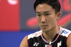 Kết quả cầu lông hôm nay 19/10: Kento Momota thong dong vào chung kết
