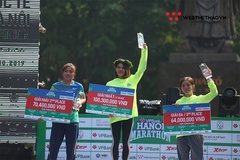 Tự thưởng ngày 20-10, các VĐV nữ áp đảo giải thưởng tại VPBank Marathon 2019