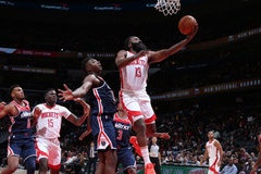 James Harden ghi 59 điểm, Houston Rockets và Washington Wizards lập kỷ lục