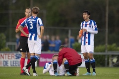 Văn Hậu đá chính, Jong Heerenveen thua trắng 6 bàn tại KNVB Reserve League