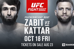 TRỰC TIẾP UFC Fight Night 163: Zabit Magomedsharipov vs Calvin Kattar vào lúc 2h sáng