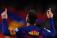 Messi cùng Barca san bằng kỷ lục lập hat-trick với Cristiano Ronaldo
