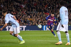 Messi ghi bàn từ đá phạt trực tiếp nhiều hơn MU ghi bàn từ phạt đền