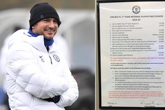 Tiết lộ các mức phạt của Lampard tại Chelsea cho vi phạm kỷ luật