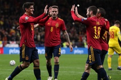 Tây Ban Nha và Italia thắng tưng bừng trong ngày hạ màn vong loại Euro 2020