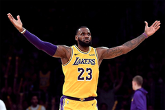 LeBron James hoàn tất điều không tưởng, Los Angeles Lakers tiếp tục bay cao