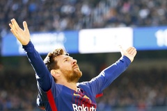 Messi chuẩn bị cán cột mốc phi thường với Barca