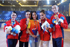 Chuyện "độc" ở SEA Games 30: 9 học trò Khánh Thi và Chí Anh “gặt” tới 11 huy chương dancesport
