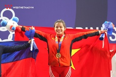 Phạm Thị Hồng Thanh tự tin ngay cả khi nâng mức tạ lên thêm 17kg!