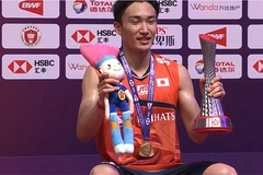 Kết quả cầu lông hôm nay 15/12: Kento Momota vô địch World Tour Finals
