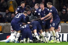 Thắng Wolves phút cuối, Tottenham vươn lên Top 5 Ngoại hạng Anh