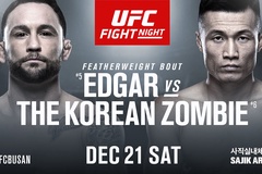 UFC Busan: 'Korean Zombie' lạnh lùng knockout lão tướng Frankie Edgar ngay hiệp 1