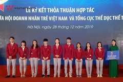 Hội doanh nhân trẻ Việt Nam tạo việc làm và hỗ trợ khởi nghiệp cho VĐV xuất sắc