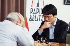 Lê Quang Liêm cùng Magnus Carlsen tiếp tục dự giải cờ chớp thế giới 2019