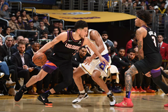 Kết quả NBA ngày 2/1: LA Lakers chật vật trước Phoenix Suns