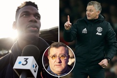 Solskjaer trả đũa Raiola khi tuyên bố về chấn thương của Pogba