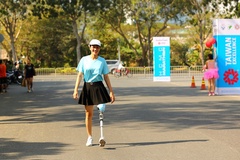 Cô giáo nghị lực Nguyễn Thị Minh Tâm vượt lên bản thân chinh phục HCMC Marathon 2020