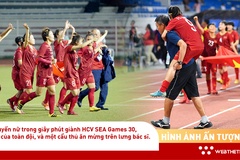 Huỳnh Như bật mí bí mật về hình ảnh lúc được cõng ra nhận HCV SEA Games 30