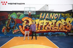 Cận cảnh sân bóng rổ cao nhất Hà Nội