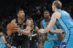 Kết quả NBA ngày 25/1: Milwaukee Bucks vững ngôi đầu tại Paris
