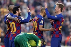 Messi giúp Barca vượt qua Real Madrid ghi nhiều bàn nhất lịch sử