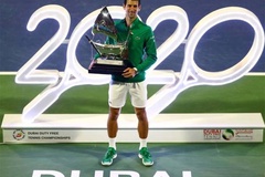 Djokovic vô địch Dubai lần thứ 5: Tiếp tục "độc cô cầu bại" năm 2020
