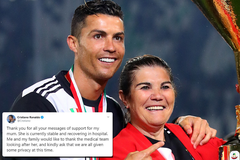 Ronaldo đăng thông báo tình hình của mẹ sau cơn đột quỵ