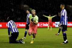 Aguero trở thành vua ghi bàn Manchester sau khi vượt qua Rooney