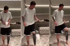 Messi khiến CĐV trầm trồ khi tham gia “thử thách giấy vệ sinh”