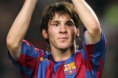 Messi ghi bao nhiêu bàn trong 4 mùa đầu đá cho đội một Barca?