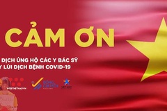 Thể thao Việt Nam đồng thanh nói lời XIN CẢM ƠN các y bác sỹ chống dịch COVID-19