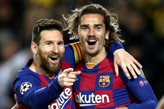 Messi và Griezmann vô đối về bàn thắng bằng chân trái tại La Liga