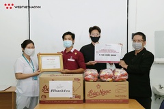 Bánh Bảo Ngọc gửi lời "XIN CẢM ƠN" đến các y bác sỹ bệnh viện Bệnh Nhiệt đới ở TP.HCM