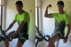 Cristiano Ronaldo đạp xe “tóe lửa” chờ ngày trở lại Italia