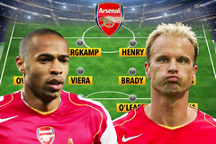 Đội hình nước ngoài vĩ đại nhất của Arsenal gồm 6 thành viên “Invincibles”