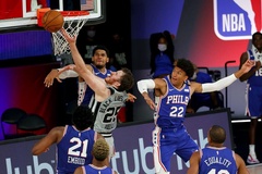 Thua 76ers nghiệt ngã, Spurs tụt lại trong cuộc đua Playoffs