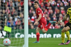 Diogo Jota trở thành chuyên gia ghi bàn bằng đầu cho Liverpool