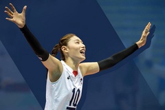 Sao bóng chuyền Kim Yeon-koung là người cầm cờ của thể thao Hàn Quốc tại Olympic Tokyo 2020