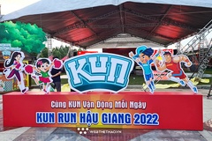 Háo hức đường chạy Kun-Kid Run dành cho các bé tại giải Marathon Vietcombank Mekong Delta 2022