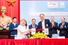Điền kinh Việt Nam hợp tác với thương hiệu thời trang thể thao Li-Ning trong 3 năm