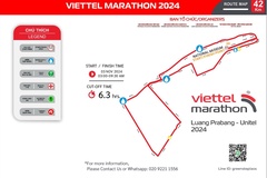 Cung đường chạy Viettel Marathon Luang Prabang Unitel 2024 có gì thú vị?