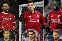 Buffon so sánh bộ ba Salah-Firmino-Mane của Liverpool với dàn tấn công 400 triệu bảng của PSG như thế nào?