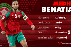 Thông tin cầu thủ Medhi Benatia của ĐT Morocco dự World Cup 2018