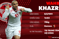 Thông tin cầu thủ Wahbi Khazri của ĐT Tunisia dự World Cup 2018