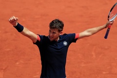 Tứ kết Roland Garros: Dominic Thiem tiễn sao trẻ Zverev về nhà