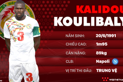 Thông tin cầu thủ Kalidou Koulibaly của ĐT Senegal dự World Cup 2018