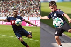 Chiêm ngưỡng kỹ năng chơi bóng siêu việt của con trai "Gã mặt sẹo" Franck Ribery 